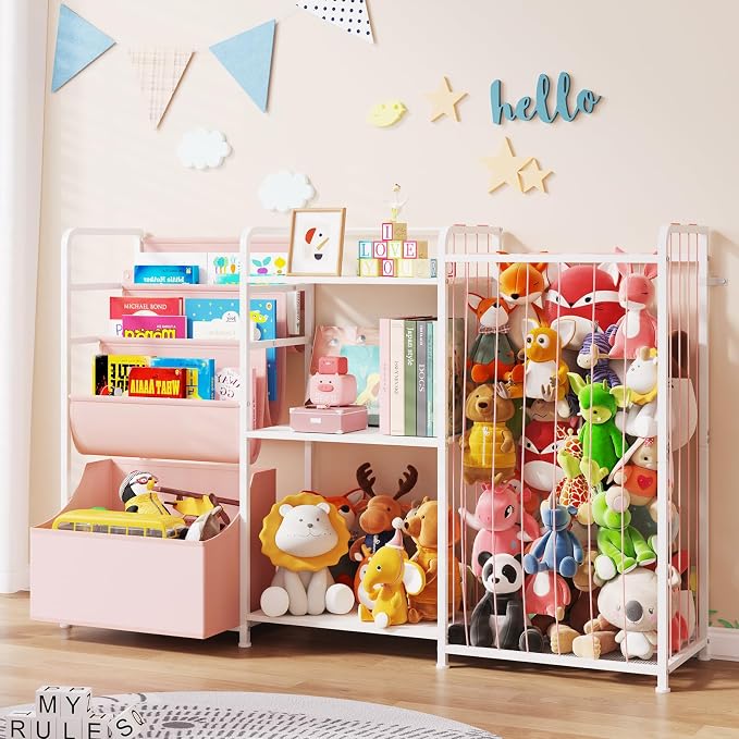 BBLIKE 3in1 Stuffed Animal Storage Organizer by BBLIKE