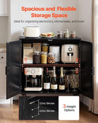 VEVOR Buffet Cabinet, Rattan Sideboard Cabinet - Image 5