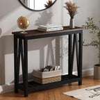 ChooChoo Console Table for Entryway Sofa Tables Living Room Farmhouse, Hallway - Image 3