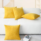 CaliTime Decorative Throw Pillow Covers 18 X 18 Inches Mustard Yellow | Pack of - Image 6