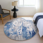 RELEANY Washable Round 4ft Area Rug - Image 2
