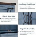 JXQTLINGMU Farmhouse Kitchen Pantry Cabinet - Image 6