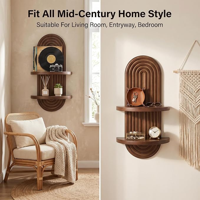 Boho Shelves Bohemian Decorative Wall Shelves Boho Chic Wall Decor - Image 5