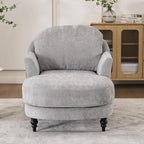 Chaise Lounge Chair Indoor, 59.8" Oversized Couch Reading Chairs，Chenille - Image 7