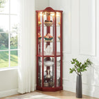 Glass Corner Display Cabinet - Image 8