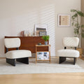 GDFStudio Upholstered Armless Accent Chairs Set of 2 Modern Side Chair by GDFStudio