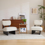GDFStudio Upholstered Armless Accent Chairs Set of 2 Modern Side Chair by GDFStudio