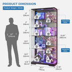 HNEBC 71” Display Cabinet with Glass Doors - Image 2