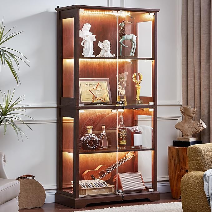 LELELINKY Farmhouse Display Cabinet by LELELINKY