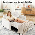 3 in 1 Convertible Sofa Bed, Loveseat Sleeper Sofa - Image 5