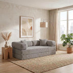 78" 4-in-1 Convertible Sofa Bed, Boneless Corduroy Sleeper Couch - Image 7