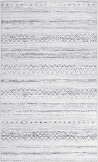 cotiled Washable 3x5 Entryway Rugs: Boho Moroccan Soft Small Rug | Solve Modern - Image 6