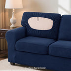 SUBRTEX 3 Pieces Stretch Sofa Slipcover Sets Couch Cover Sets Backrest Cushion - Image 7