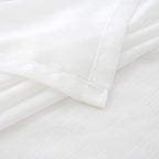 BGment White Linen Curtains 54 Inch Length - Image 8