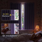 NICETOWN Thermal Insulated Grommet Room Darkening Curtains/Draperies/Panels - Image 3