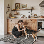 Grey Entry Door Mat 2x3 for Kitchen Bathroom | Non Slip;Machine Washable; - Image 5