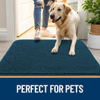 OLANLY Dog Door Mat for Muddy Paws 32x20, Super Absorbent Chenille Mud Mat | - Image 6
