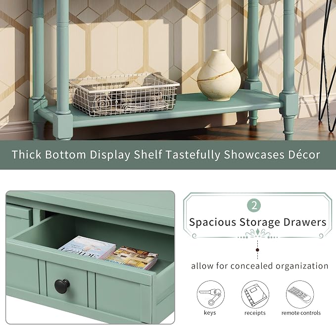 Harper & Bright Designs TREXM Daisy Series Console Table Traditional Design - Image 5