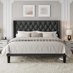 Einhomn King Size Platform Bed Frame - Image 7
