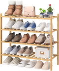 viewcare 4-Tier Bamboo Shoe Rack by VIEWCARE