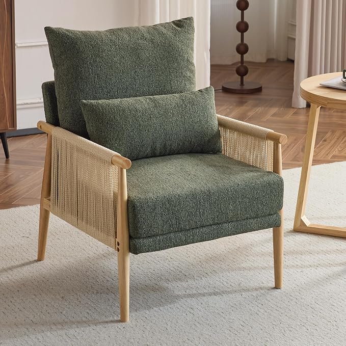 Karl home Cozy Chenille Accent Chair by Karlhome