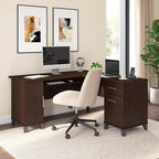 Bush Home 60-Inch L-Shaped Desk - Image 2