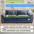 Oprisen 86" Modular Sectional Sofa, Comfy Cloud Couch Sectional Sofa, Chenille - Image 3