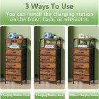 Furnulem 5 Drawers Dresser - Image 6