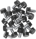 5/16“-18 UNC Thread Adjustable Furniture Levelers Screw in Threaded, Galvanized by EZALOR