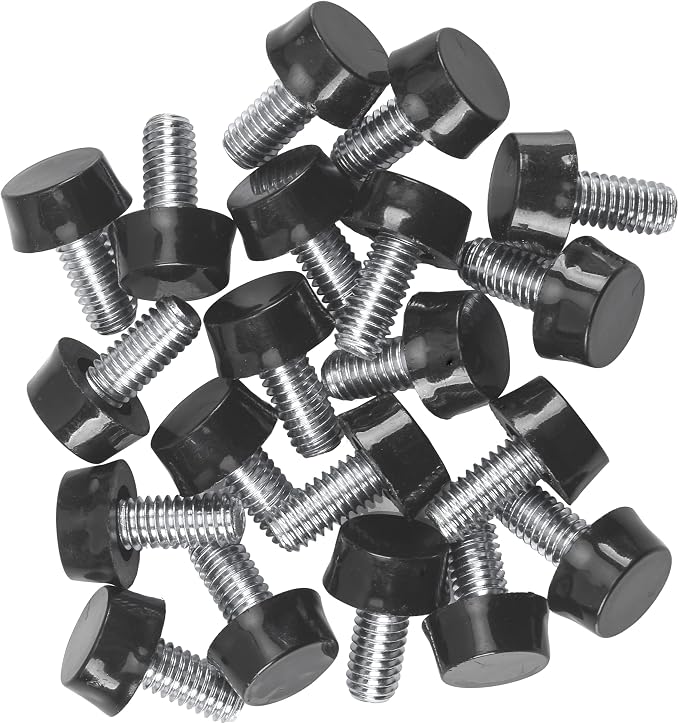 5/16“-18 UNC Thread Adjustable Furniture Levelers Screw in Threaded, Galvanized by EZALOR