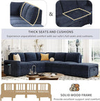 Merax L-Shaped Modular Sectional Sofa - Image 6