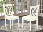 East West Furniture CLC-LWH-C Clarksville Kitchen Dining Chairs - Image 2