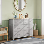 WLIVE 8 Drawer Dresser for Bedroom, Wide Fabric Dresser Storage Organizer - Image 9