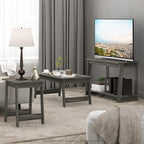 Furinno Beginning End Table, French Oak Grey - Image 2