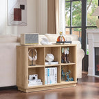 Joaxswe 6 Cube Storage Book Shelf, Floor Standing 2-Tier Wooden Bookshelf - Image 7