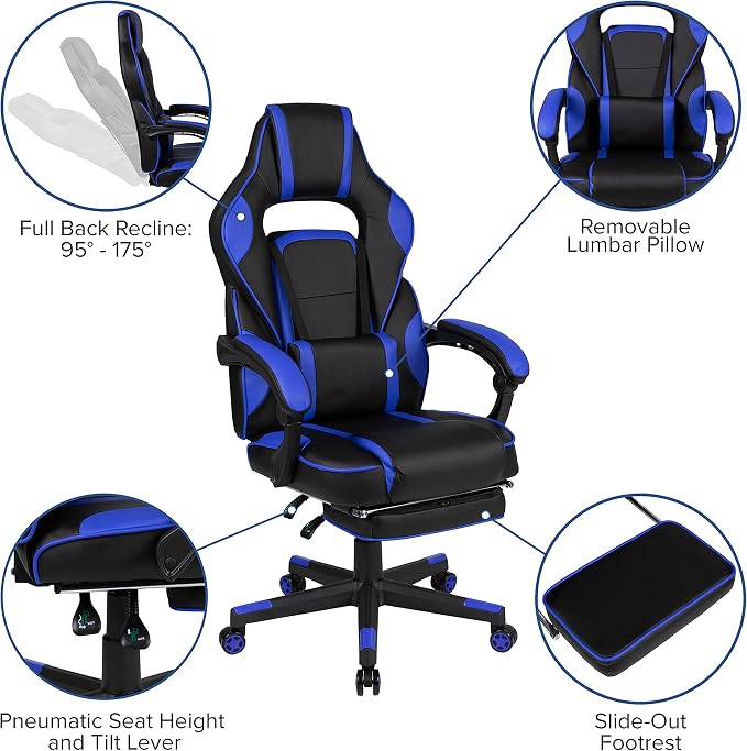 Flash Furniture X40 Gaming Chair Racing Ergonomic Computer Chair - Image 4