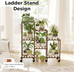 Bamworld Plant Stand with Wheels - Image 2