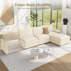 Vesgantti 108" Modular Sectional Sofa, Comfy Cloud Couch - Image 14