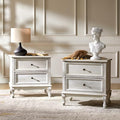 HULALA HOME Solid Wood End Tables Set of 2 by HULALAHOME