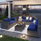 Aoxun Patio Furniture Sets, 10-Piece Outdoor Patio Furniture - Image 2