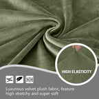 HDCAXKJ Corner Sectional Couch Covers Velvet Stretch L Shape Sofa Cover Soft - Image 3