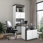 Bestar Orion 30W Tall Storage Cabinet - Image 2