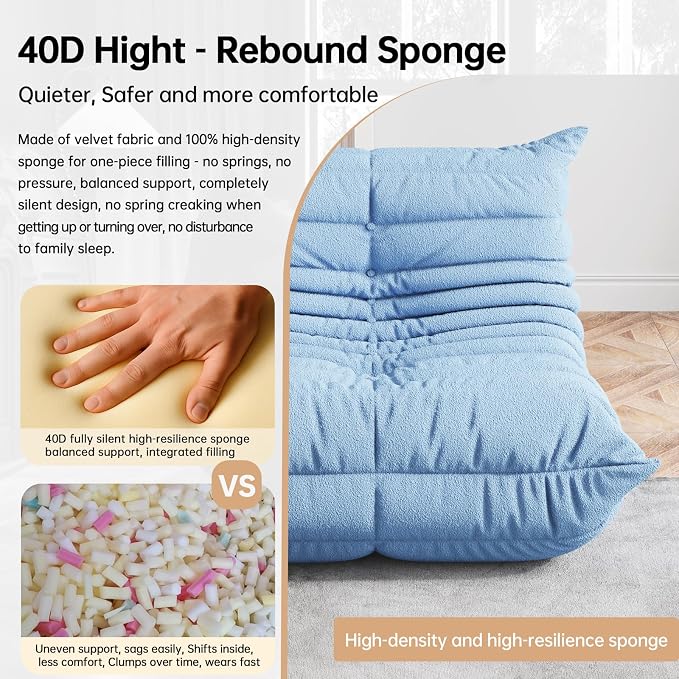WHGBJA Memory Foam Bean Bag Chair - Image 4
