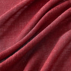 MIULEE Burgundy Red Linen Curtains 52x96 Inch Long - Image 4