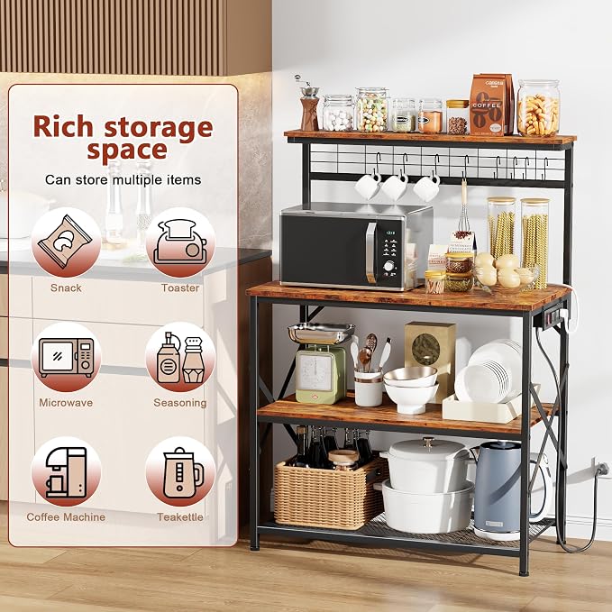 Furologee Kitchen Bakers Rack - Image 8