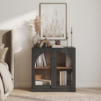 BELLEZE Bijou 31.5" Modular Sideboard Cabinet & TV Stand Console by BELLEZE