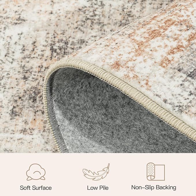 3x5 Area Rug for Entryway, Abstract Carpet for Bathroom Bedroom Tool Room - Image 7
