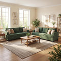 YOUDENOVA 2 Piece Set Comfy Sofa Couch, 3-Seater Sofa * 2 by YOUDENOVA