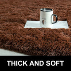 LOCHAS 2x3 Area Rugs Fluffy Living Room Carpets - Image 2