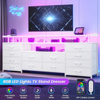 BTHFST 12 Drawers TV Stand Dresser - Image 3